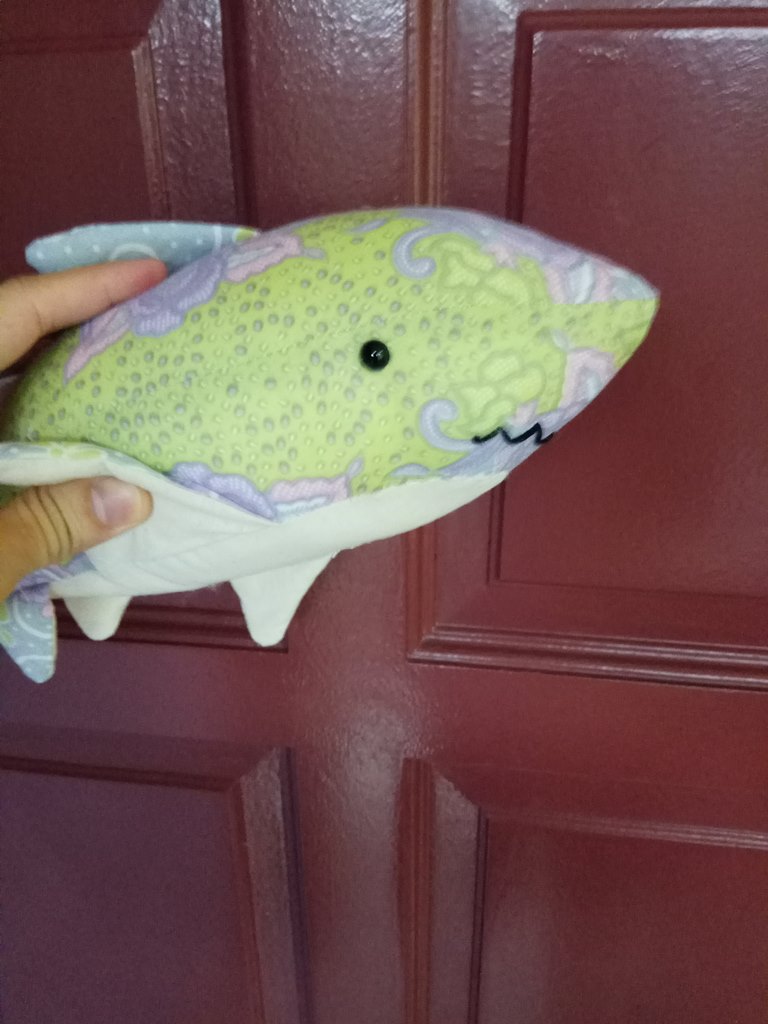 Batik shark plush toy